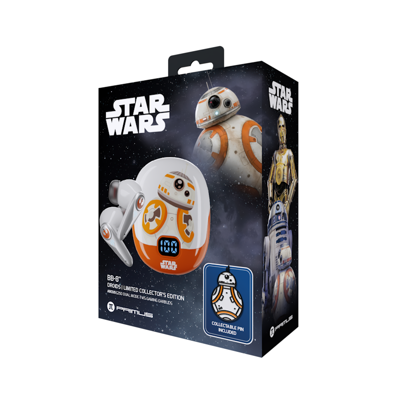 Audífonos TWS Gaming Primus Arcus S250 PWH S250B8 2 4GHz BT 5 4 ANC 21h BB 8-4