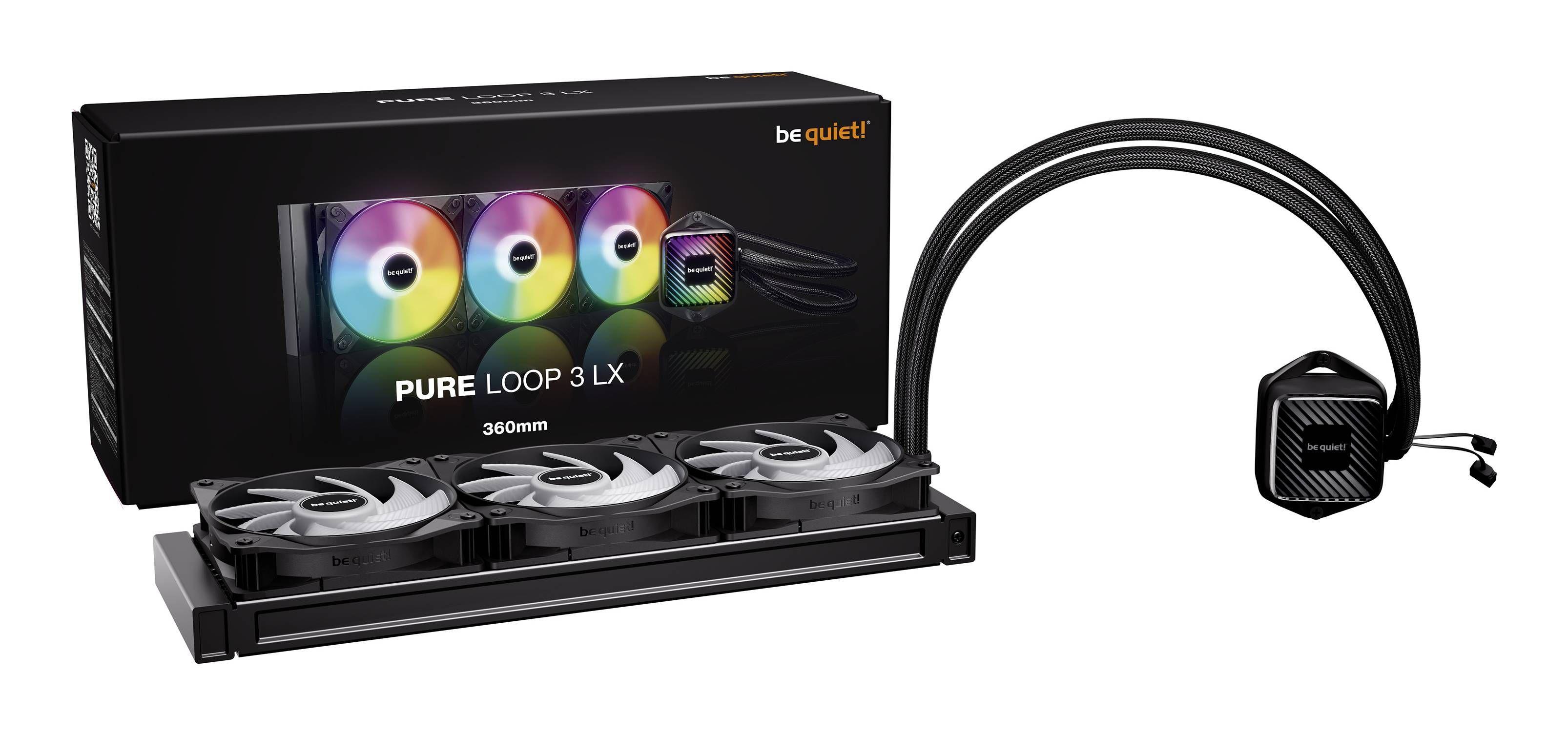 Refrigeración Líquida Be Quiet! Pure Loop 3 LX 360mm, ARGB, PWM, Intel/AMD-0