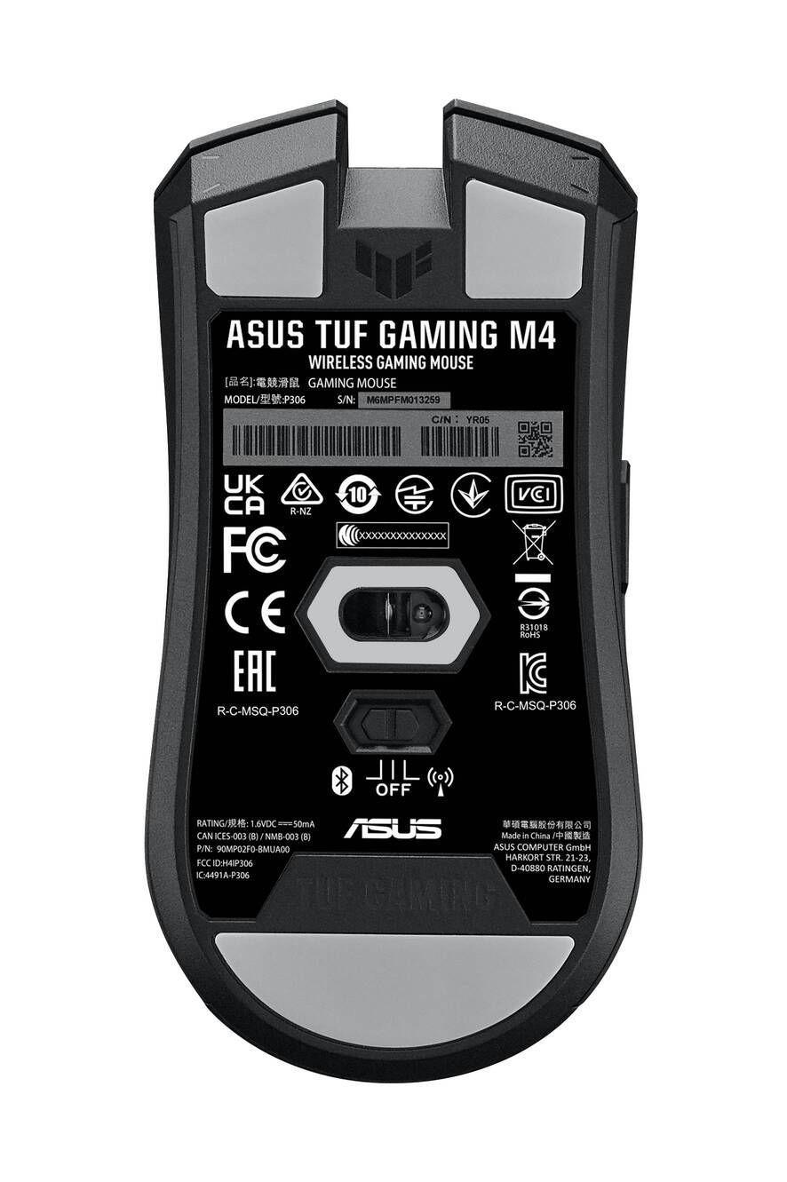 Mouse Gamer ASUS TUF Gaming M4 Wireless 12000 DPI RF Bluetooth Negro-2