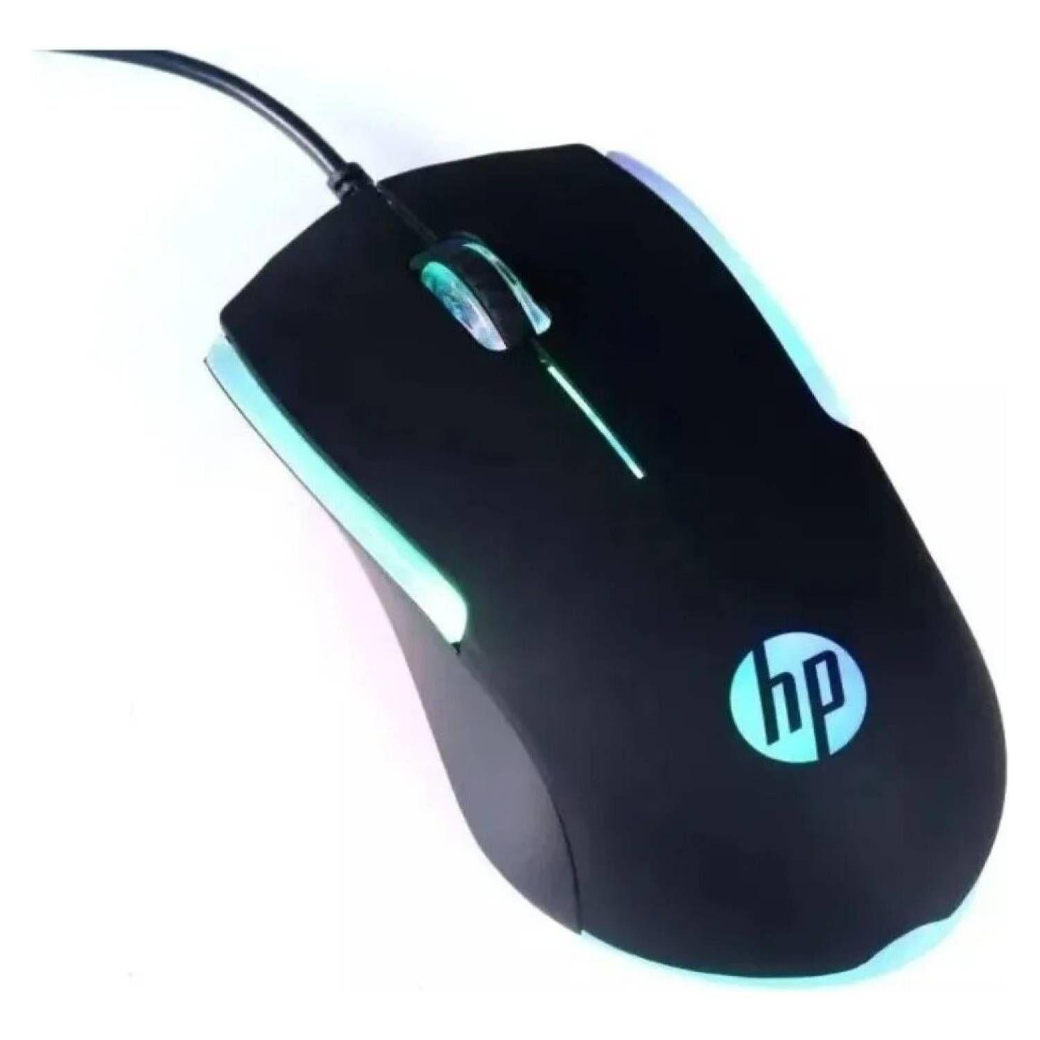 Mouse Gamer HP M160 RGB, 3 Botones, 1.600 DPI-1