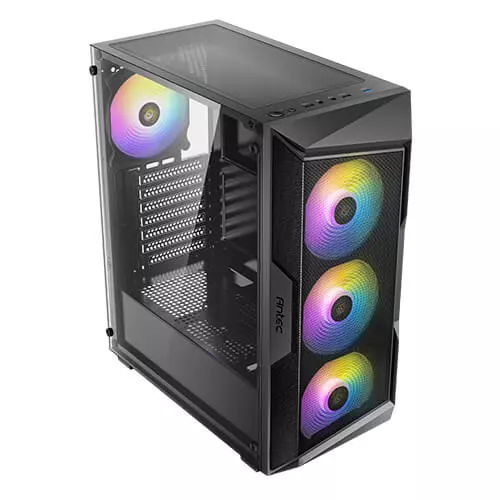 Gabinete Gamer Antec AX61 Elite, Mid Tower, Vidrio Templado, 4 Ventiladores ARGB, ATX, Micro ATX-1