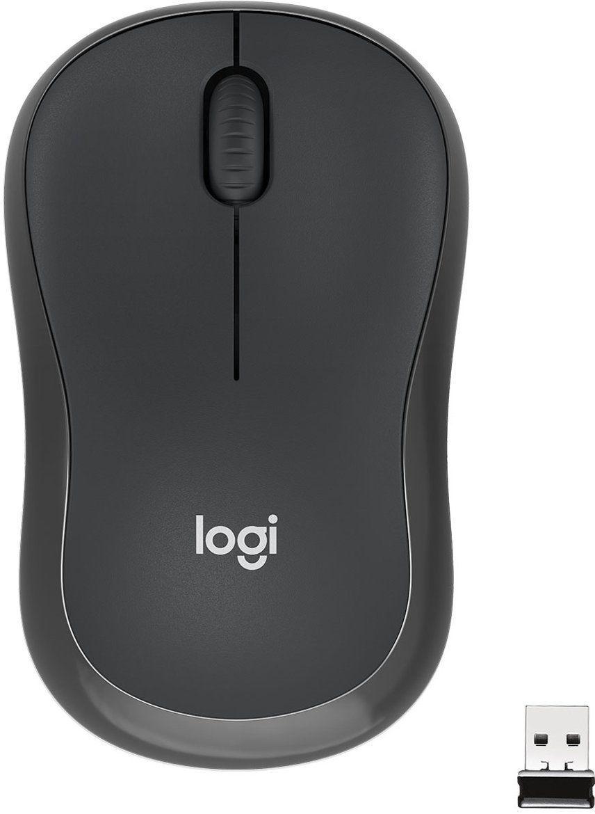 Mouse Inalámbrico Silencioso Logitech M220, Grafito-0