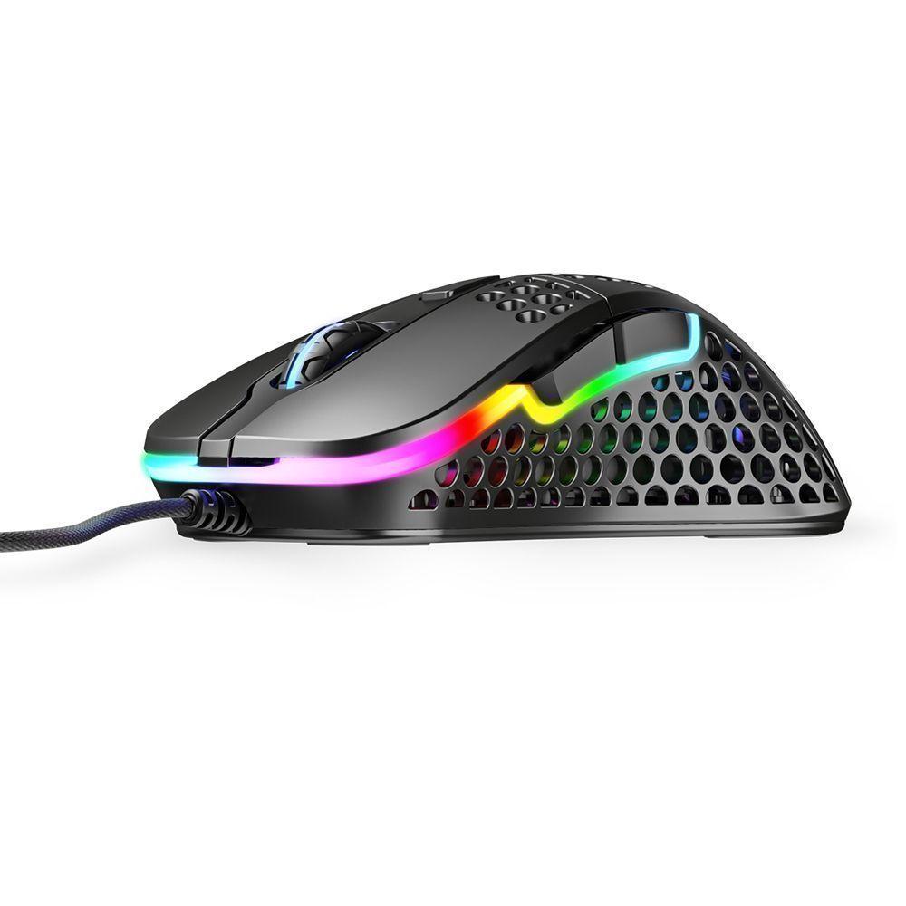 Mouse Gamer XTRFY M4 RGB Black 69 g 6 bot 16000 dp-0