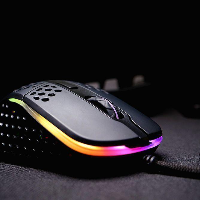 Mouse Gamer XTRFY M4 RGB Black 69 g 6 bot 16000 dp-2