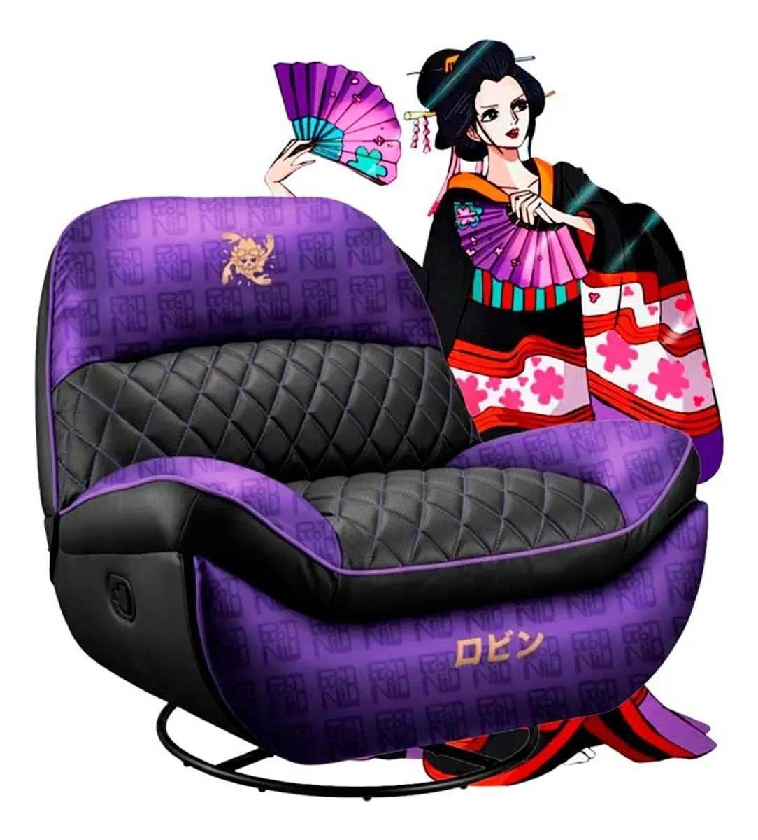 Sillon Gamer Cougar Overlord One Piece Nico Robin Base Trimotion Reclinaci n Ajustable-2