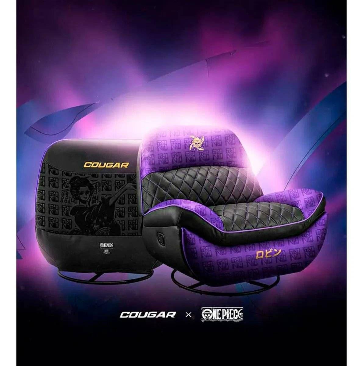 Sillon Gamer Cougar Overlord One Piece Nico Robin Base Trimotion Reclinaci n Ajustable-3