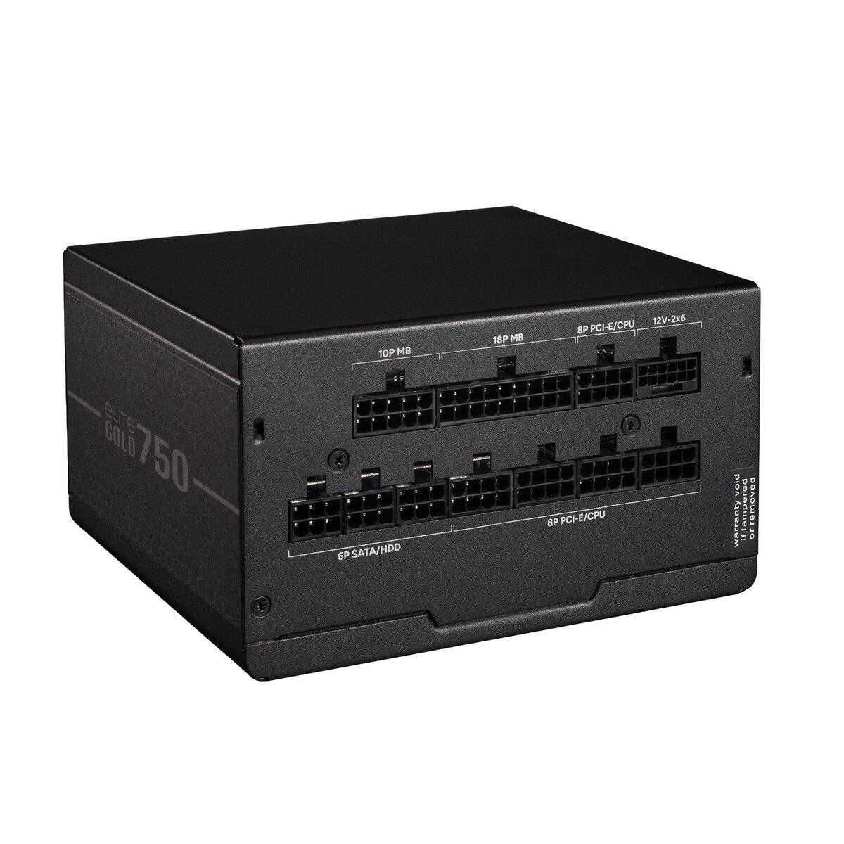 Fuente de Poder Cooler Master Elite Gold 750, 750W, Full Modular, Certificada 80 Plus Gold-2