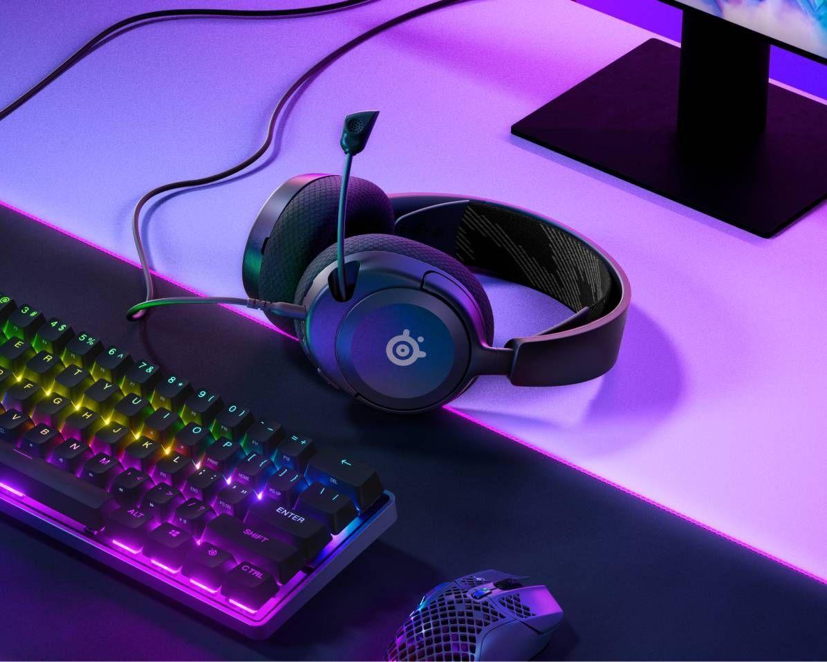 Audífonos Gamer Steelseries Arctis Nova 1 Black, 3.5mm-5