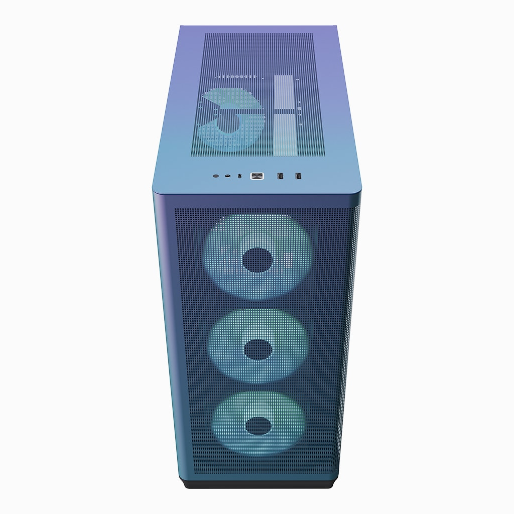 Gabinete Gamer Premium APNX Creator C1 ARGB, Color ChromaFlair Limited Edition, Incluye 4 Fans-2