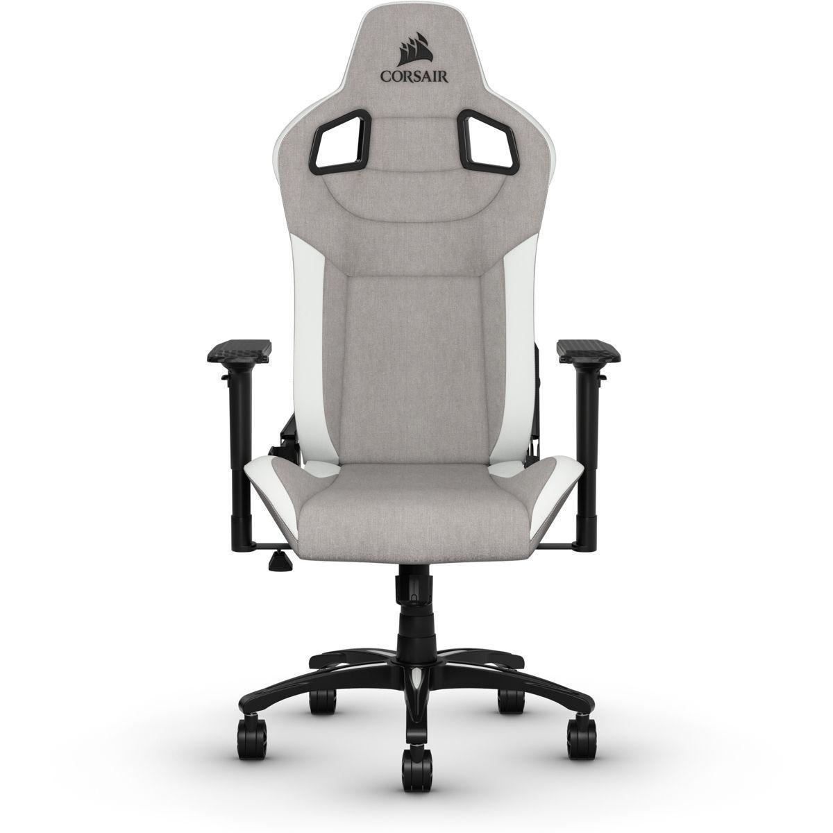 SILLA GAMER PRO CORSAIR T3 RUSH GREY/WHITE-0