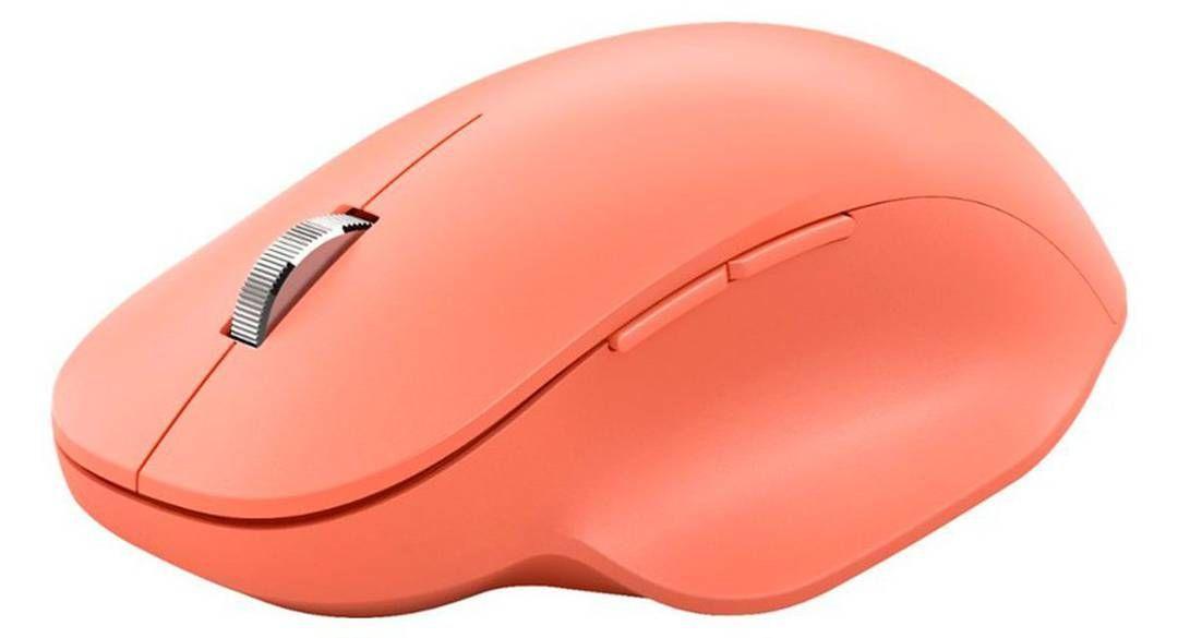 Mouse Inalámbrico Microsoft Ergonómico, Bluetooth 5.0, USB, Color Durazno-1