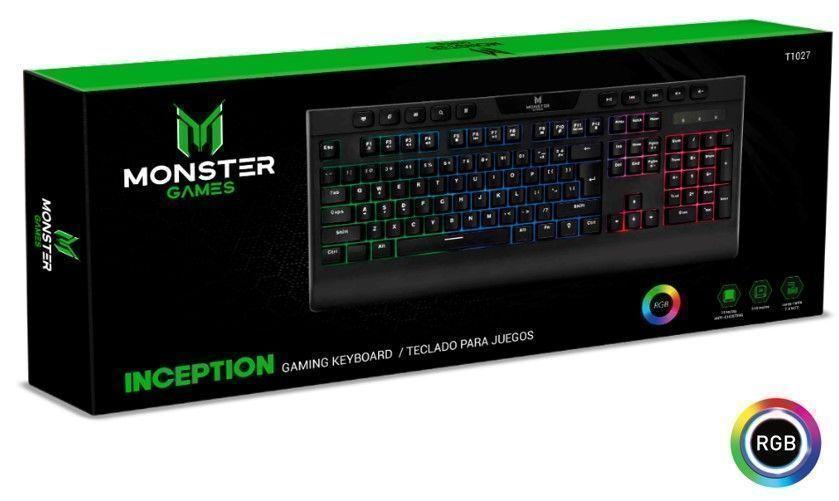 Teclado Gamer Monster Inception, RGB,Anti-ghosting-0