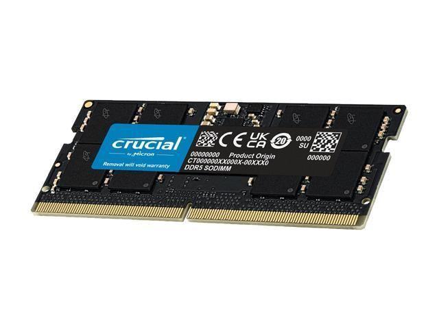 Memoria Ram Crucial DDR5 8GB 4800MHz, SO-DIMM, CL40, 1.1V-1