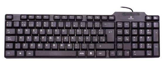 Teclado para Computador USB ULTRA, Standard, Slim, Black-0