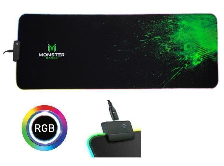 Mousepad Gamer Monster Games Xtreme,350x250mm, RGB-1