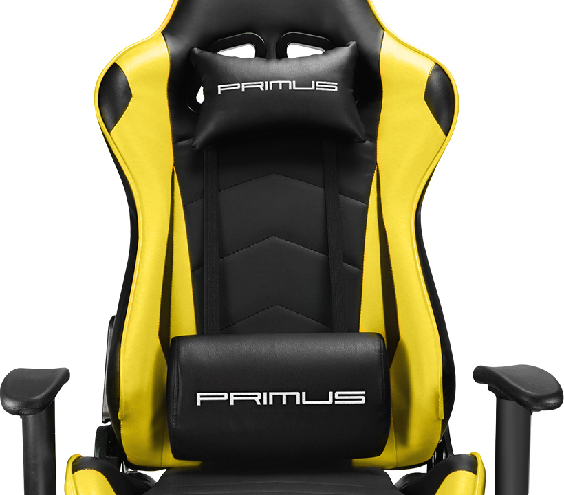 Silla Gamer Primus Gaming Thronos 100T,Amarilla-1