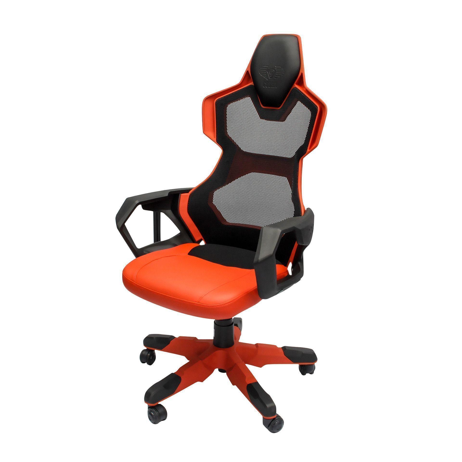 Silla Gamer E-Blue Cobra Rojo-2