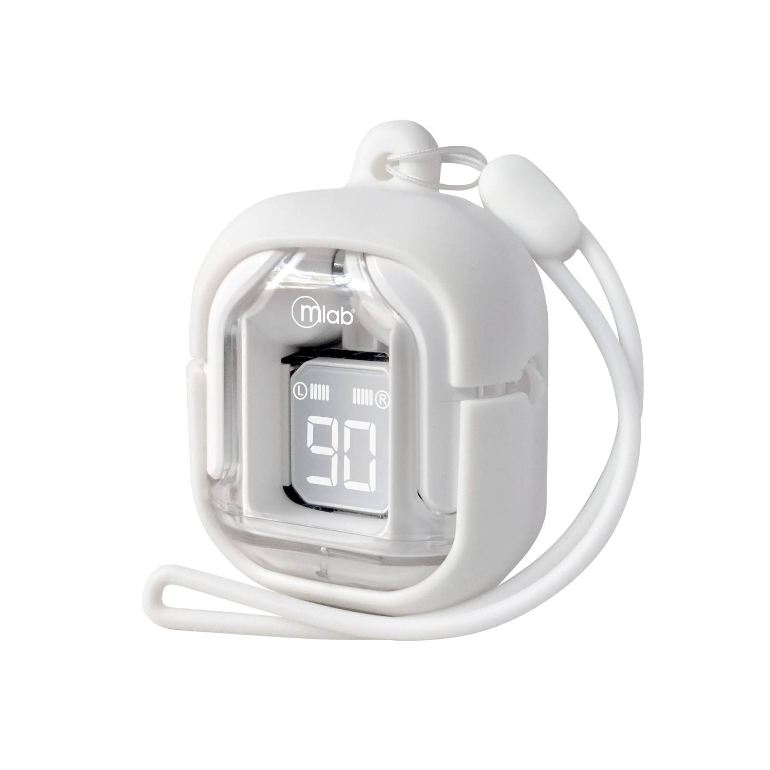 Audífonos TWS Mlab 9354 Glass Crystal, BT 5.4, IP55, Blanco, Diseño Elegante-2
