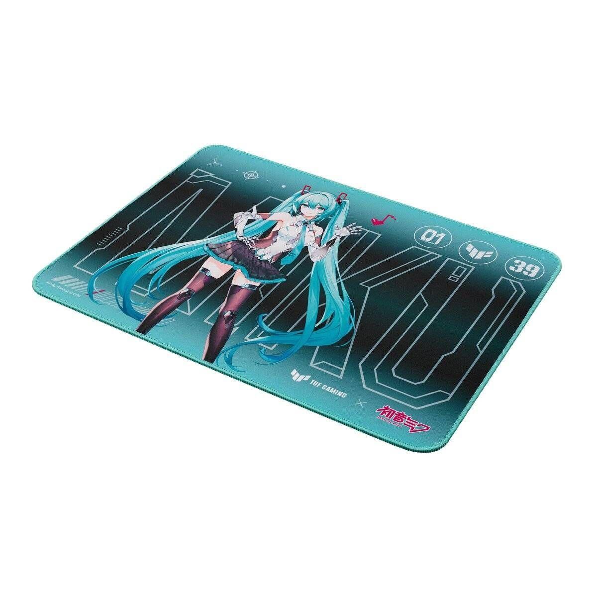Mousepad Gamer ASUS TUF Gaming P1 Hatsune Miku Edition, 26 x 36cm, Resistente al Agua-2