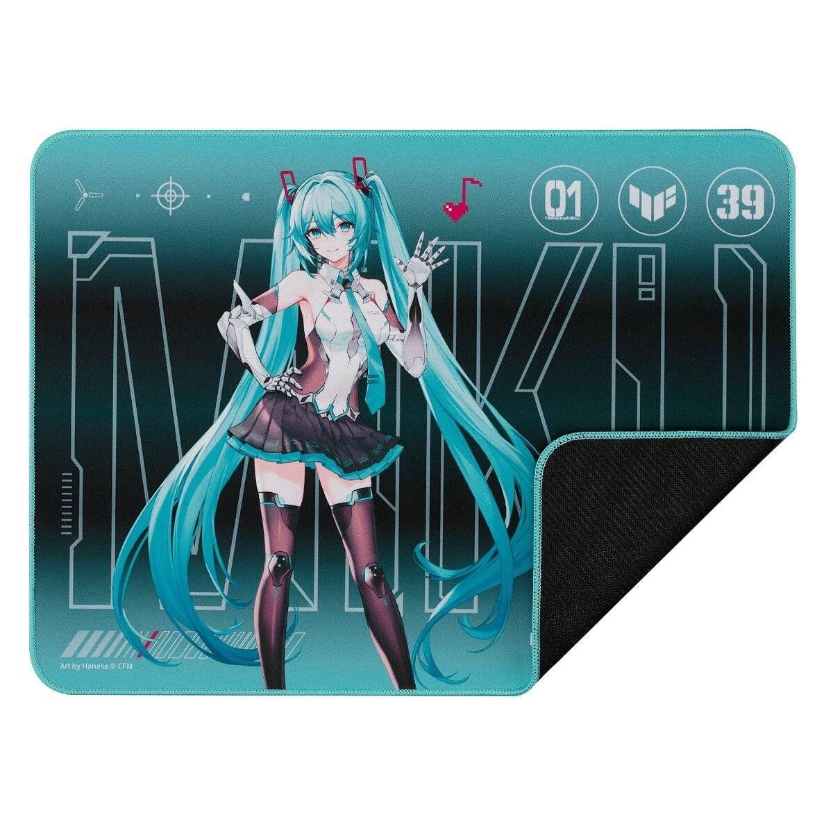 Mousepad Gamer ASUS TUF Gaming P1 Hatsune Miku Edition, 26 x 36cm, Resistente al Agua-3