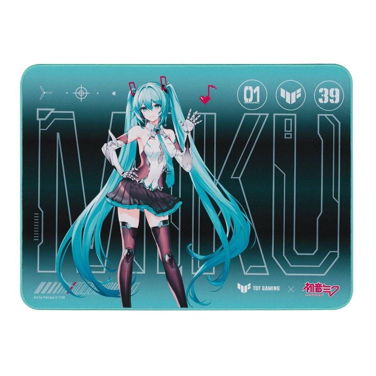 Mousepad Gamer ASUS TUF Gaming P1 Hatsune Miku Edition, 26 x 36cm, Resistente al Agua-4