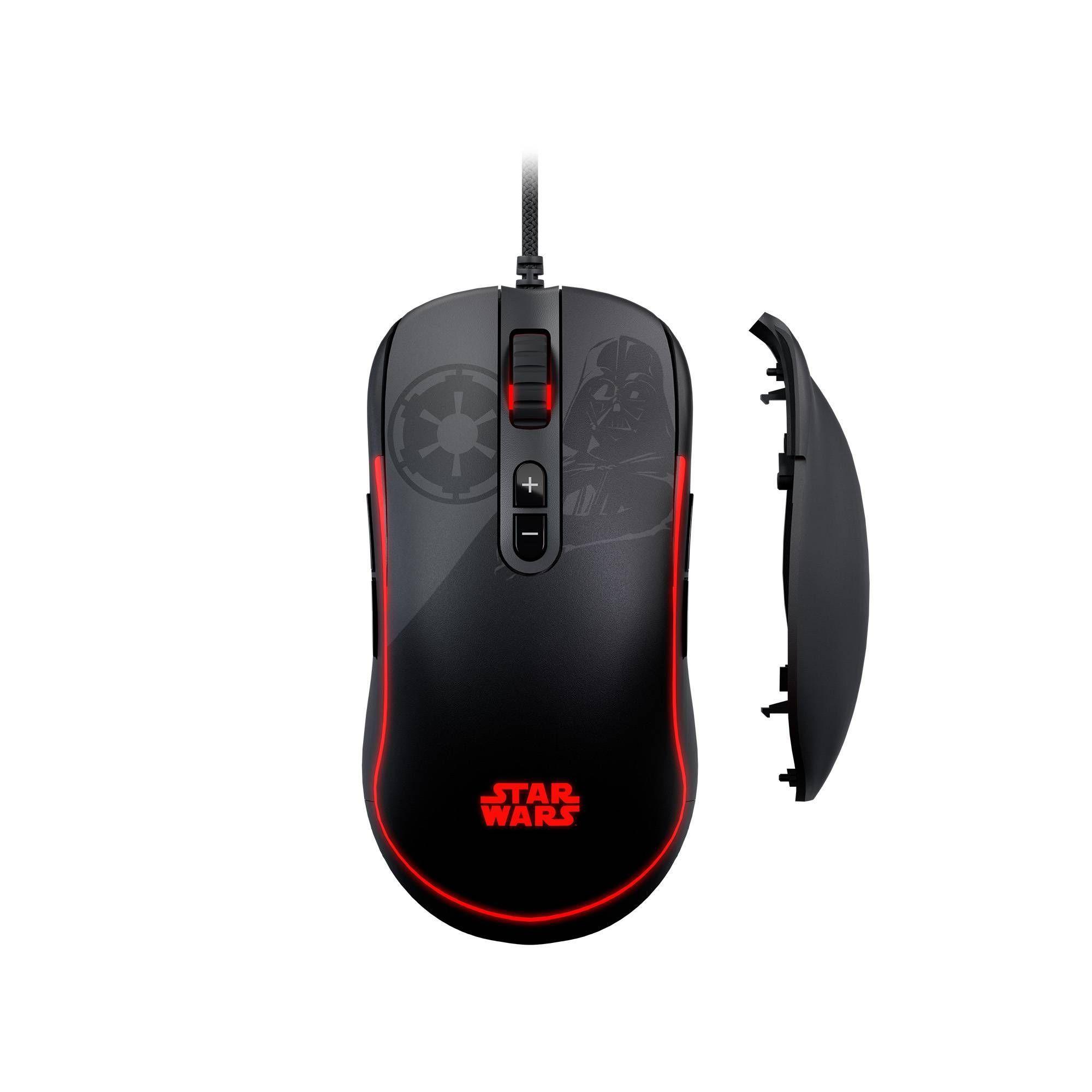 Mouse Gamer Primus GLADIUS 12400T Star Wars: Darth Vader Limited Edition, 12400 DPI, RGB-1