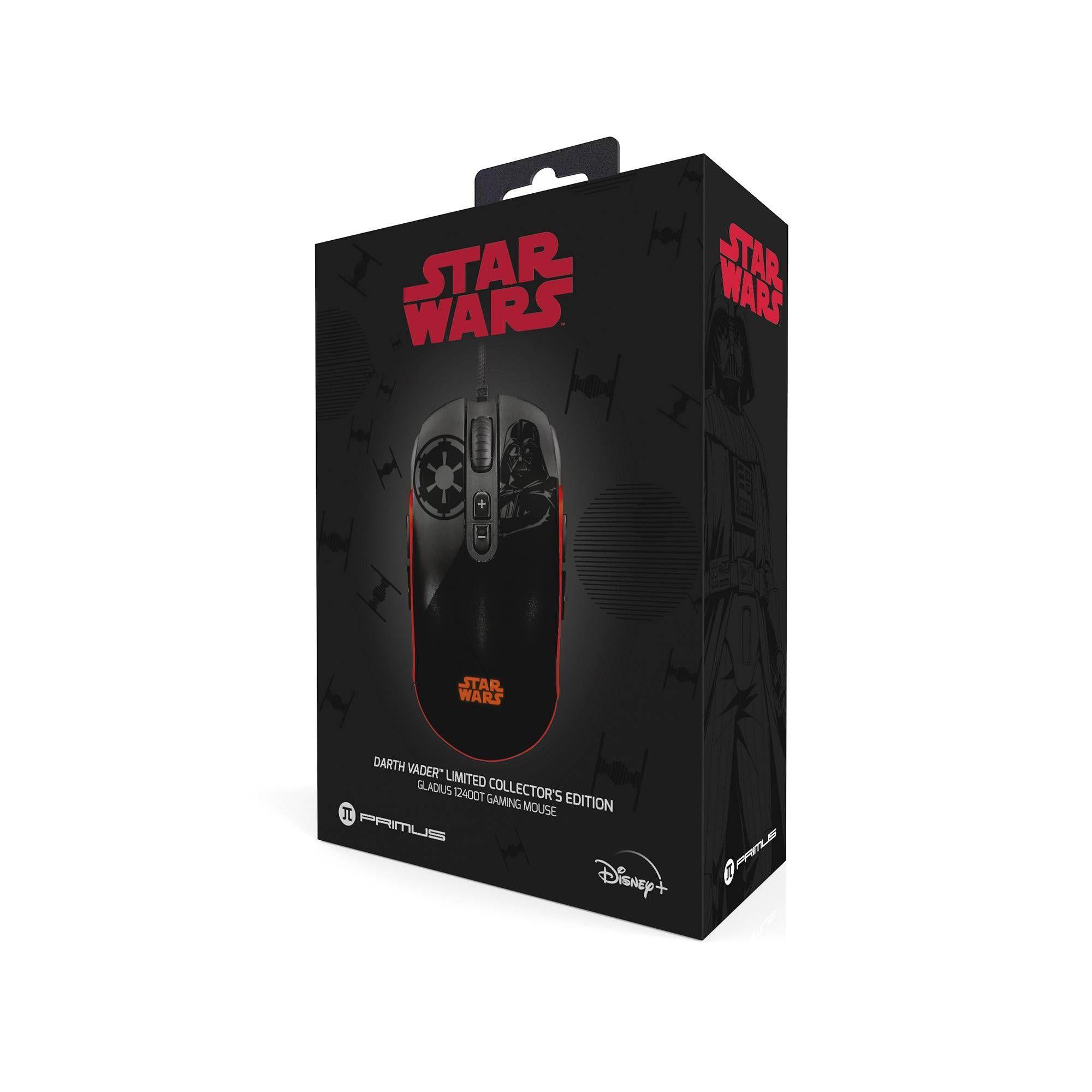 Mouse Gamer Primus GLADIUS 12400T Star Wars: Darth Vader Limited Edition, 12400 DPI, RGB-4
