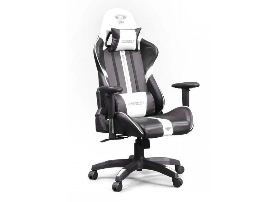 Silla Gamer Pro E-Blue Cobra Gaming White/Black-0