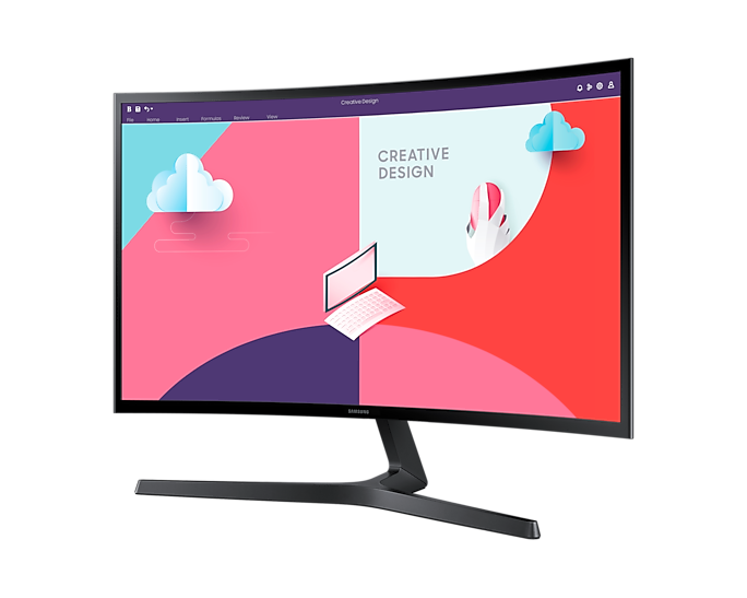 Monitor Samsung Curvo de 24” Full HD, Panel VA-2