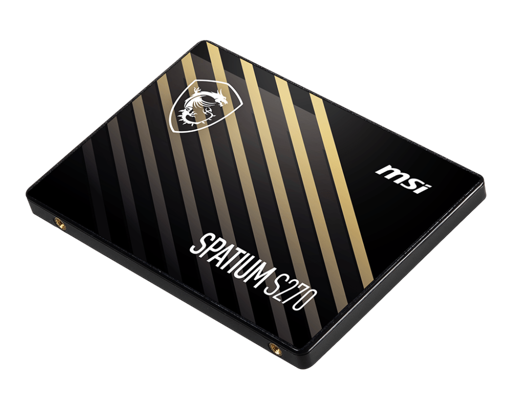 Unidad SSD MSI SPATIUM S270 960GB, SATA III, 2.5", 3D NAND, Lectura 500MB/s, Escritura 450MB/s-2
