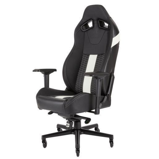Silla Gamer T2 Road Warrior Blanco/Negro-3