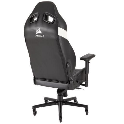 Silla Gamer T2 Road Warrior Blanco/Negro-4