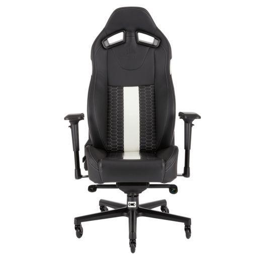 Silla Gamer T2 Road Warrior Blanco/Negro-2