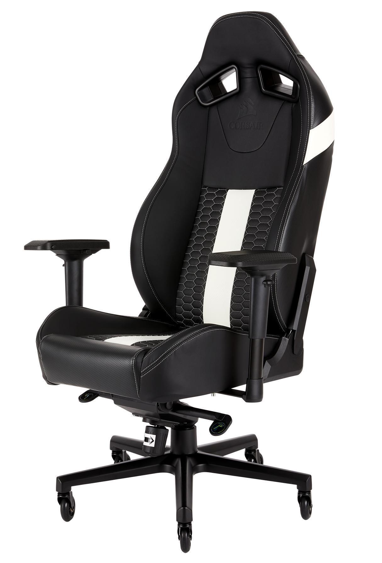 Silla Gamer T2 Road Warrior Blanco/Negro-0