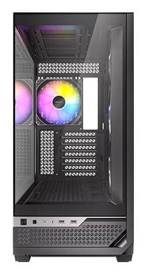 Gabinete Gamer Antec C7 ARGB, Mid Tower E-ATX, 4 Ventiladores ARGB, Vista Panorámica 270°, Negro-4