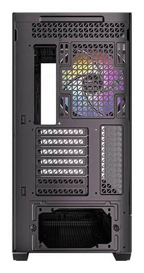 Gabinete Gamer Antec C7 ARGB, Mid Tower E-ATX, 4 Ventiladores ARGB, Vista Panorámica 270°, Negro-5