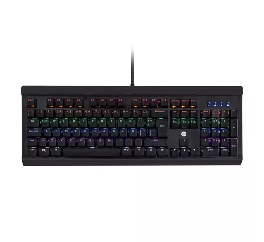 Teclado Mecánico Gamer HP GK500 RGB,Negro-1