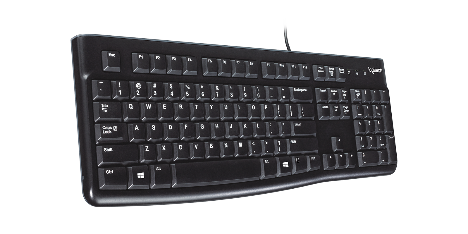 Teclado K120 Logitech , USB, Alámbrico, Negro, Español-2
