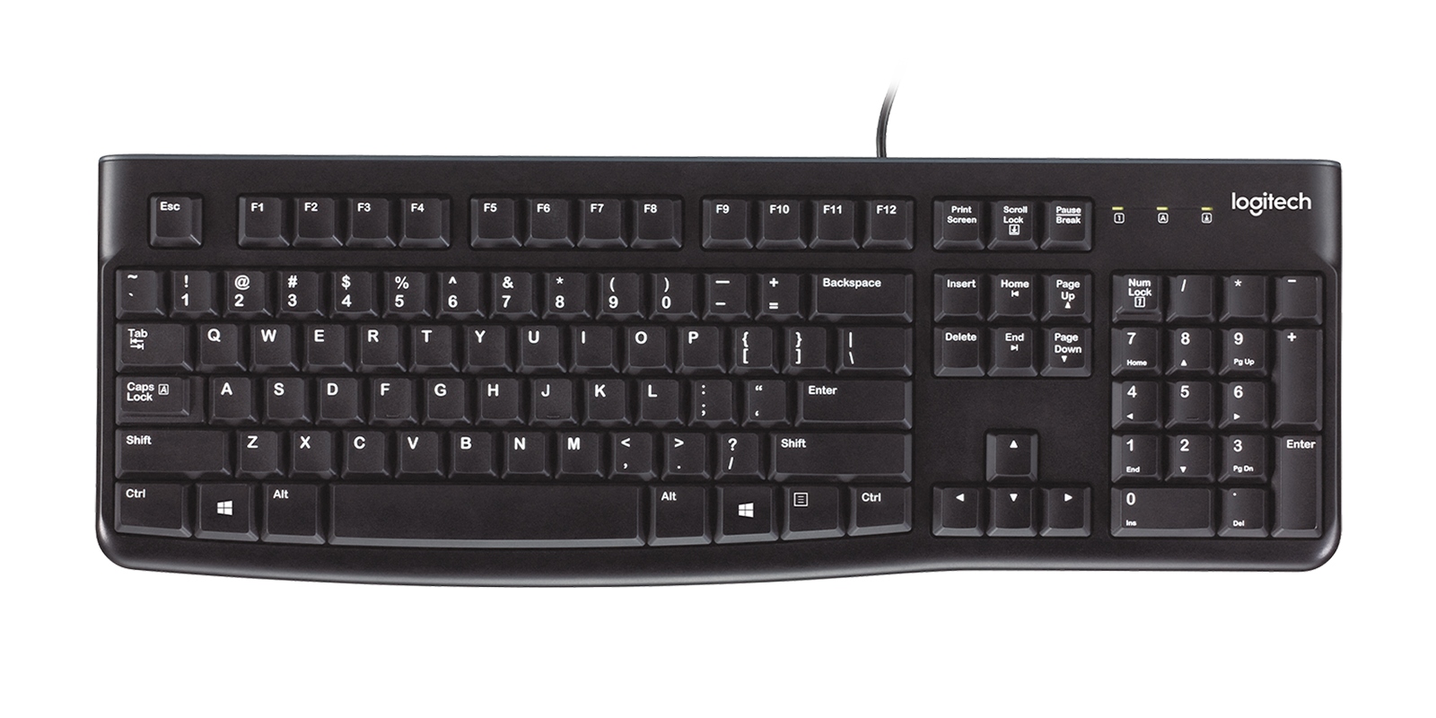 Teclado K120 Logitech , USB, Alámbrico, Negro, Español-3