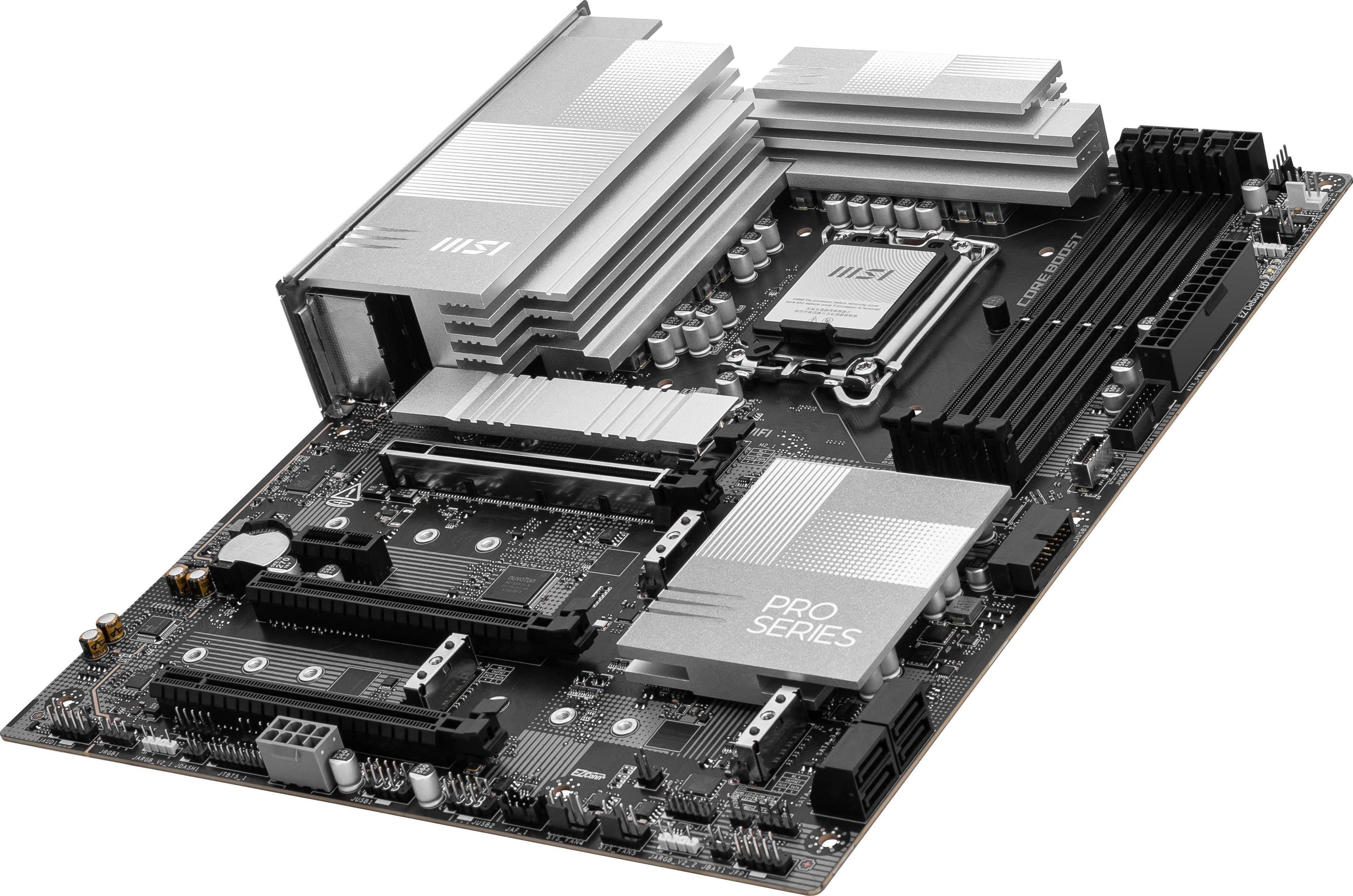 Placa Madre MSI PRO Z890-P WIFI, LGA 1851,4x DDR5, HDMI, DP, 4x M.2, 4x SATA 6G, Wi-Fi 7, ATX-4