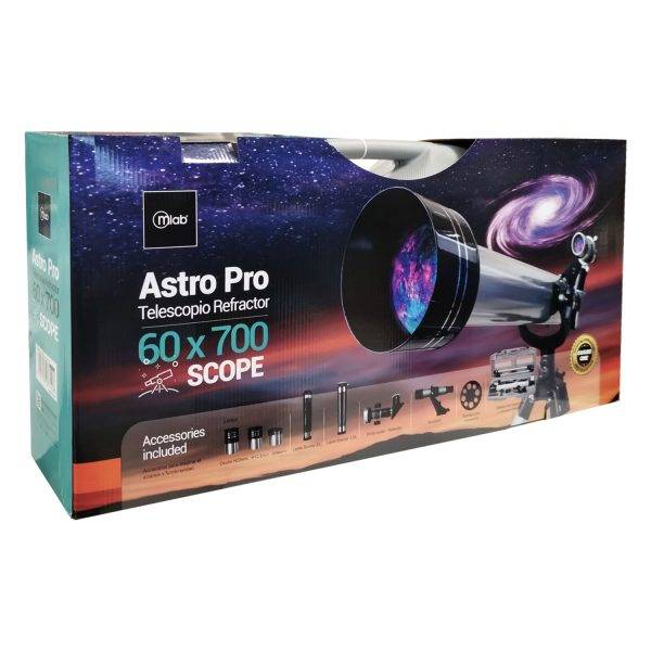 Telescopio Portable 60x700mm con Maleta, Trípode y Oculares Intercambiables-4