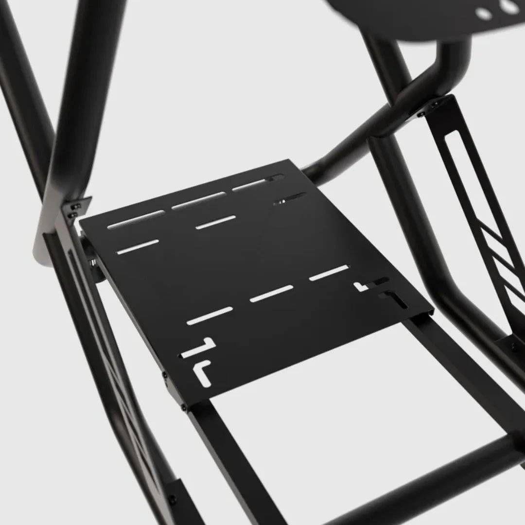 Estructura para Simulador de Carreras Redragon Vortex, Incluye Butaca y Soporte TV, Negro/Rojo-2