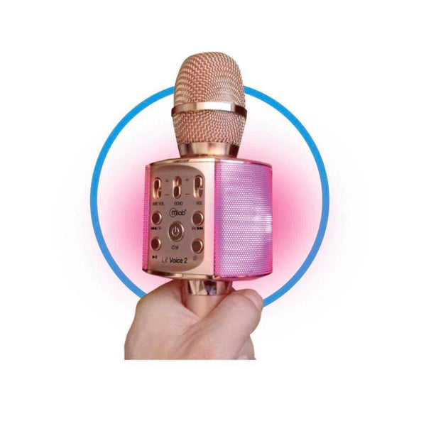 Micrófono Karaoke Lil Voice 2 MLAB, Bluetoth, Color Metal Rosado-2
