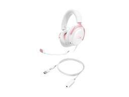 Audifono Gamer HyperX Cloud III, cancelacion de ruido, compatibilidad multiplataforma, White pink-2