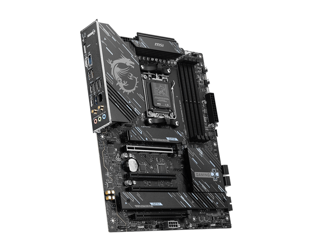 Placa Madre MSI X870 GAMING PLUS WIFI, Socket AM5, 4x DDR5, 3x M.2, PCIe 5.0, Wi-Fi 7, ATX-3