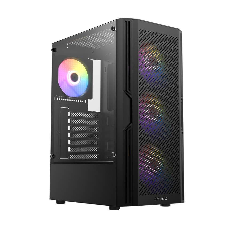 Gabinete Gamer Antec AX20 Elite, Vidrio Templado, 4 Ventiladores 120mm , ATX, Micro-ATX-0