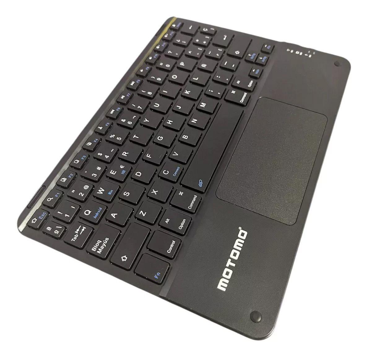 Teclado Inalámbrico Motomo BD-136A, Bluetooth, Color Negro-2