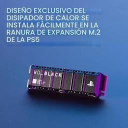 Unidad SSD Sandisk WD_BLACK SN850P NMVe PS5, 1TB, Lectura hasta 7300 MBs, Escritura hasta 6300 MBs-3