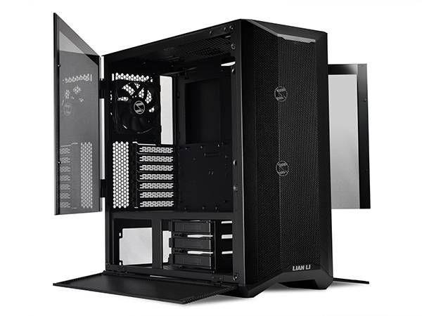 Gabinete Gamer LIAN LI Lancool II MESH Performance Black, Vidrio Templado, E-ATX-1