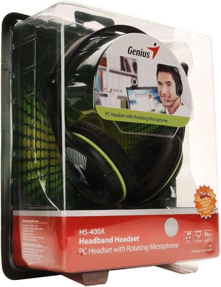 Aud fonos Gamer Over Ear Genius HS 400A Micr fono Control Remoto Integrado 3 5 mm-2